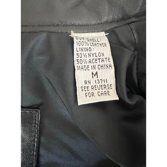 Valerie Stevens 2 Piece Lambskin Leather Suit Zip Up Jacket & Pants 6 Medium JL - Picture 11 of 12